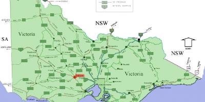 Post Victoria kaart