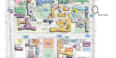 Victoria universiteit kampus kaart